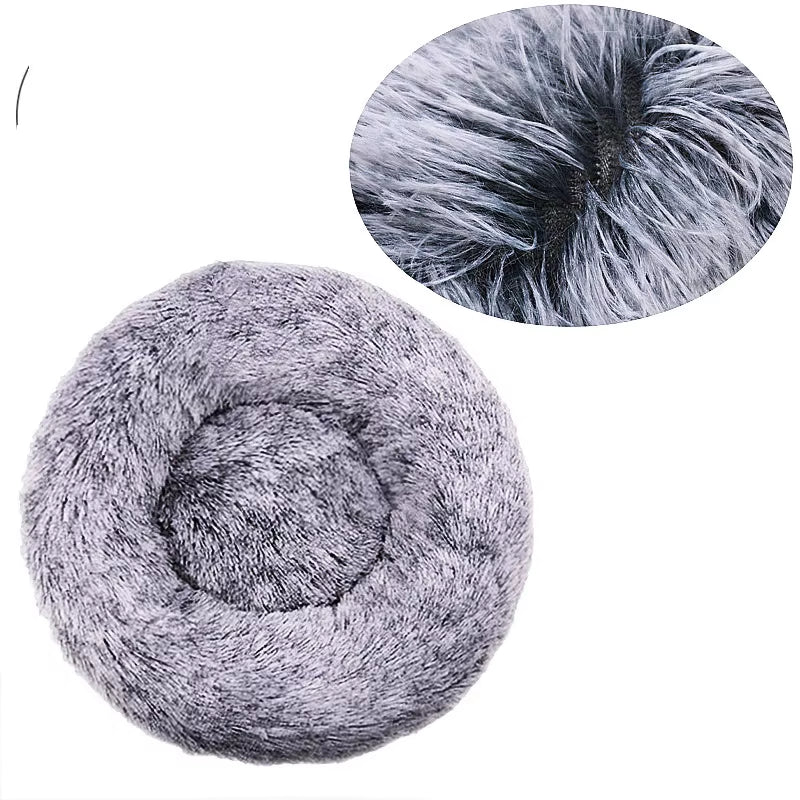 Super Soft Round Pet Bed – Plush Comfort Nest for Dogs & Cats