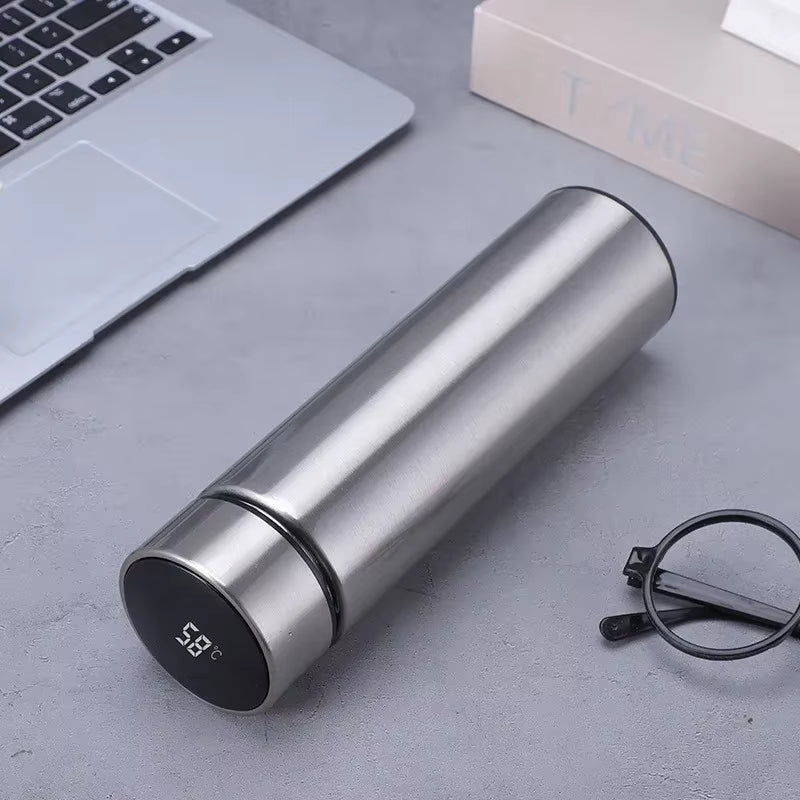 500ML Intelligent Temperature Thermos Bottle - Vacuum Insulated Hot & Cold Flask