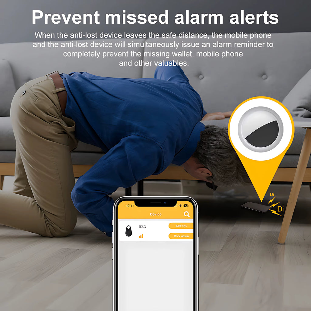 Never Lose Anything Again - Smart Bluetooth GPS Tracker for Keys, Wallet & Pets