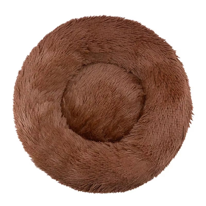 Super Soft Round Pet Bed – Plush Comfort Nest for Dogs & Cats