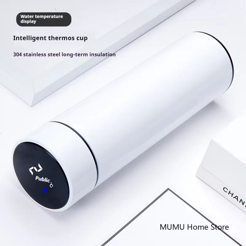 500ML Intelligent Temperature Thermos Bottle - Vacuum Insulated Hot & Cold Flask