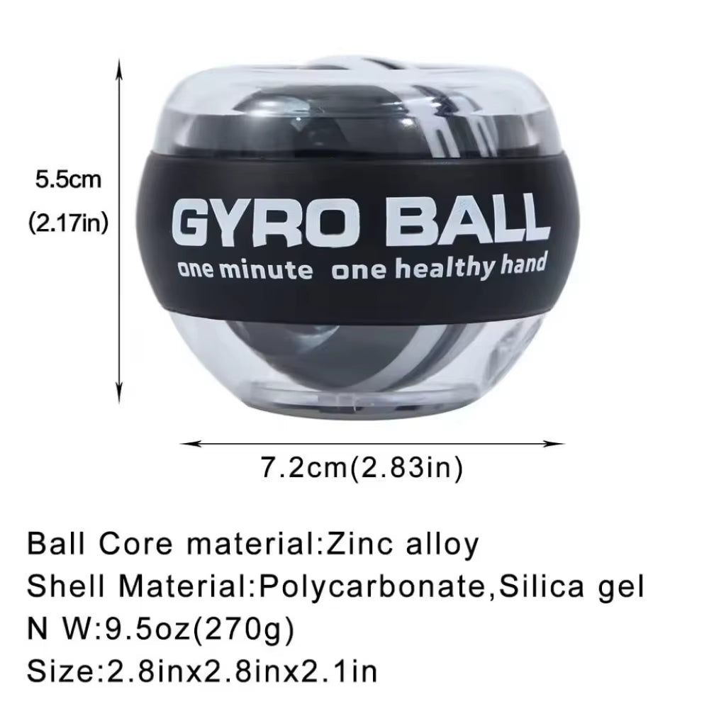 Power Gyro Ball - Wrist & Forearm Strengthener for Grip Training