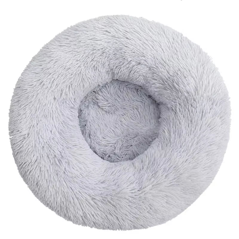 Super Soft Round Pet Bed – Plush Comfort Nest for Dogs & Cats