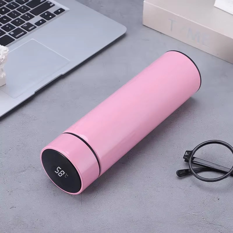 500ML Intelligent Temperature Thermos Bottle - Vacuum Insulated Hot & Cold Flask