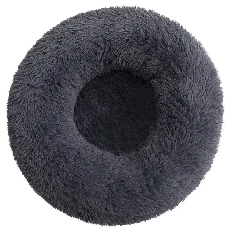 Super Soft Round Pet Bed – Plush Comfort Nest for Dogs & Cats