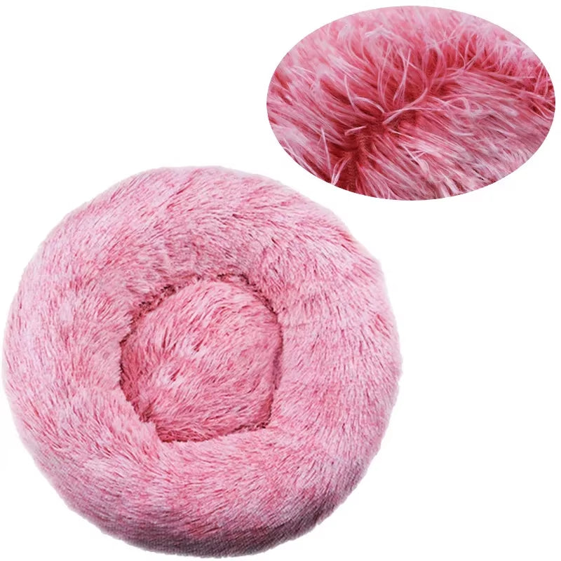 Super Soft Round Pet Bed – Plush Comfort Nest for Dogs & Cats