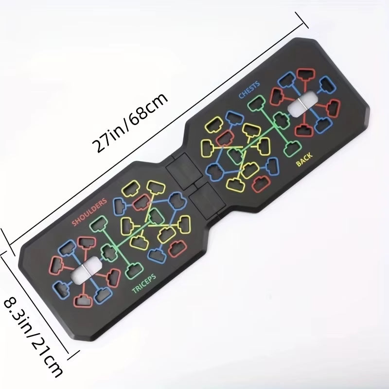 Multi-Function Push Up Board – Color-Coded Strength Training System