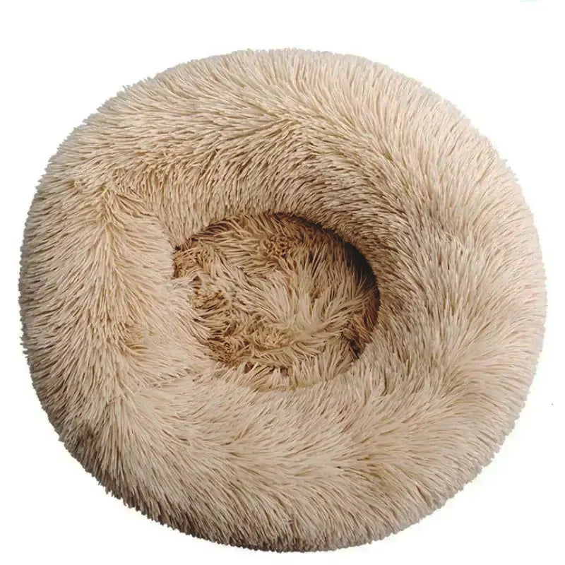 Super Soft Round Pet Bed – Plush Comfort Nest for Dogs & Cats