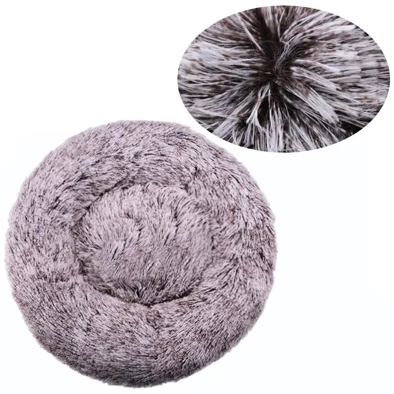 Super Soft Round Pet Bed – Plush Comfort Nest for Dogs & Cats