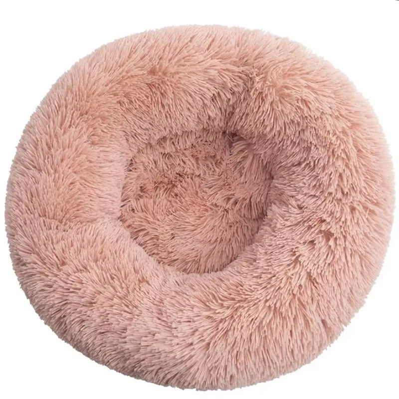 Super Soft Round Pet Bed – Plush Comfort Nest for Dogs & Cats
