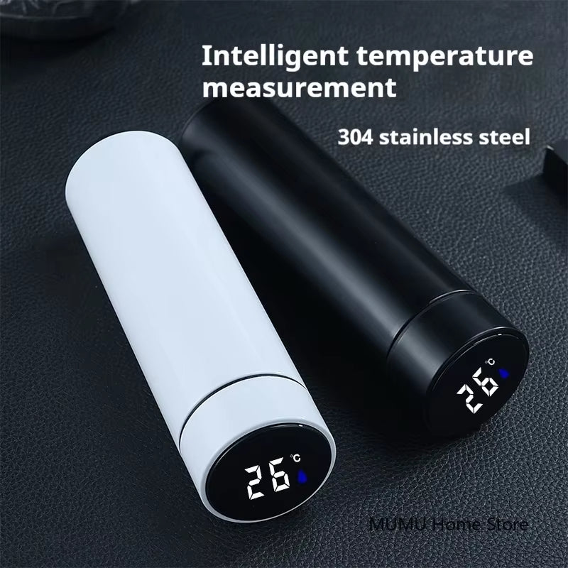500ML Intelligent Temperature Thermos Bottle - Vacuum Insulated Hot & Cold Flask