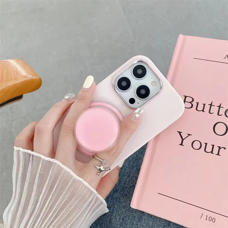 Magnetic Folding Phone Grip & Stand – Secure Ring Holder for iPhone & Samsung