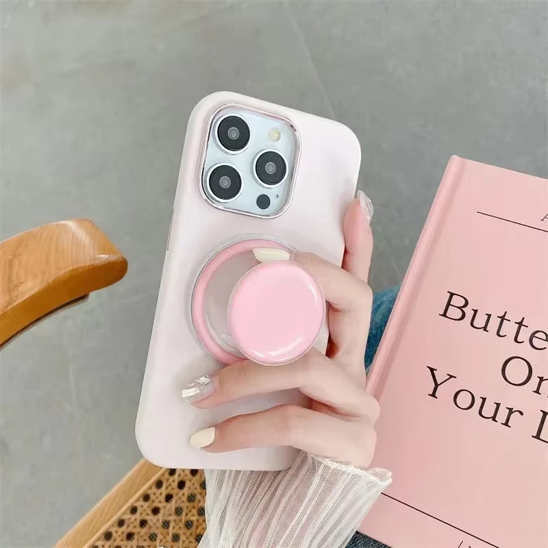 Magnetic Folding Phone Grip & Stand – Secure Ring Holder for iPhone & Samsung