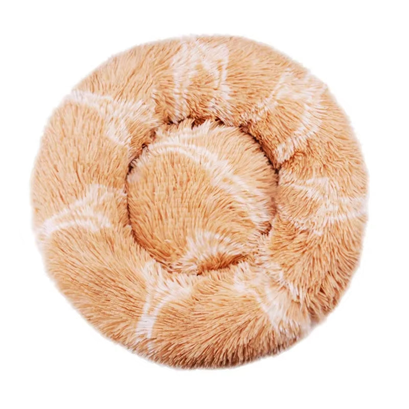 Super Soft Round Pet Bed – Plush Comfort Nest for Dogs & Cats